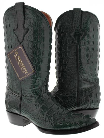 dark grey cowboy boots